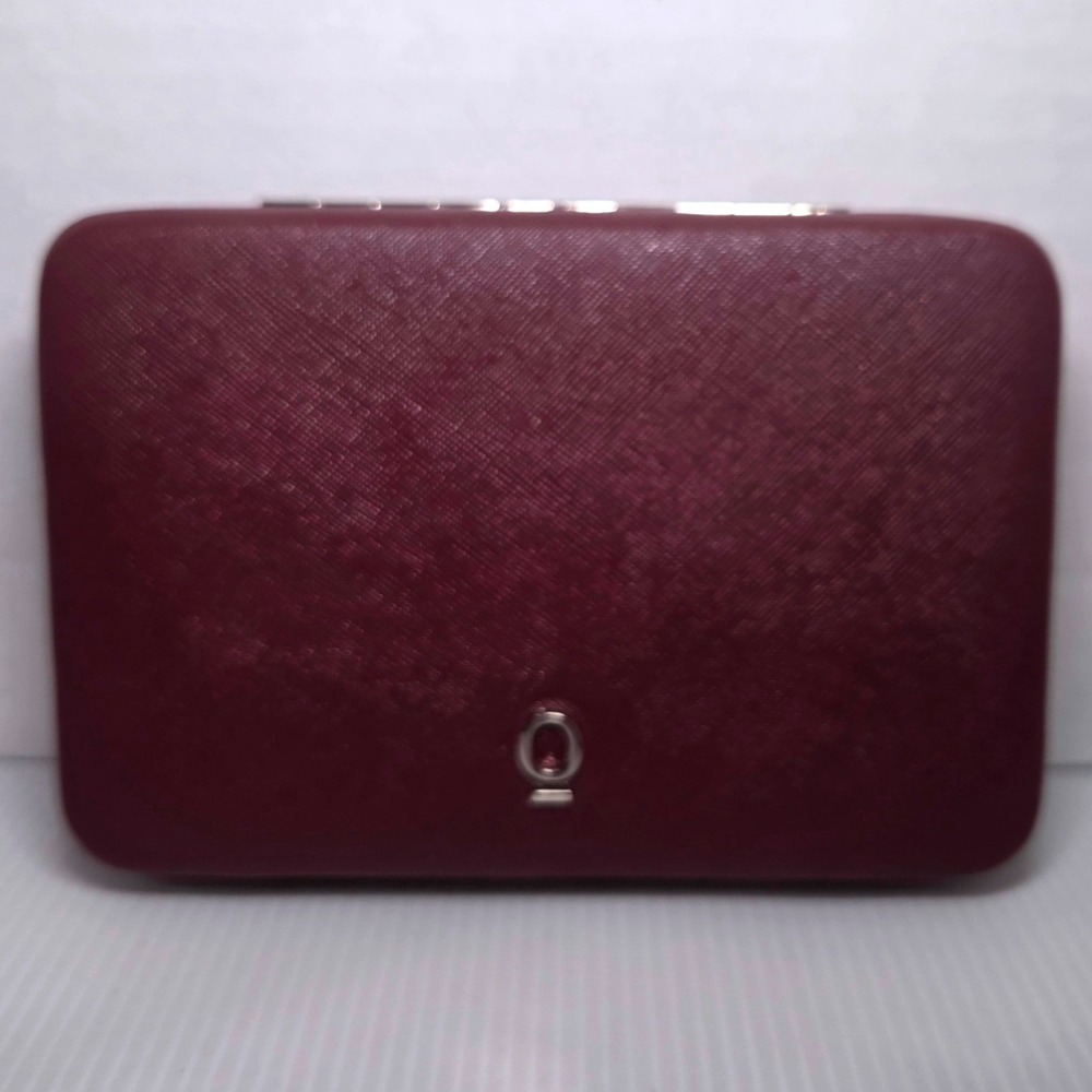 doTERRA Essential Oil Travel Clutch OS Burgundy Excellent Hard Shell Case